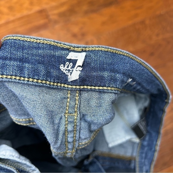 7 for all mankind gwenevere skinny gray ankle jean - Picture 6 of 10